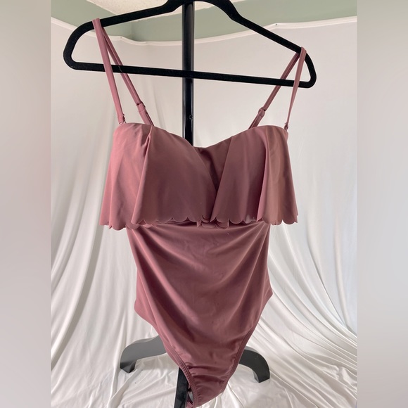 NWT Kona Sol swimsuit, one piece, mauve, size L - Picture 1 of 8